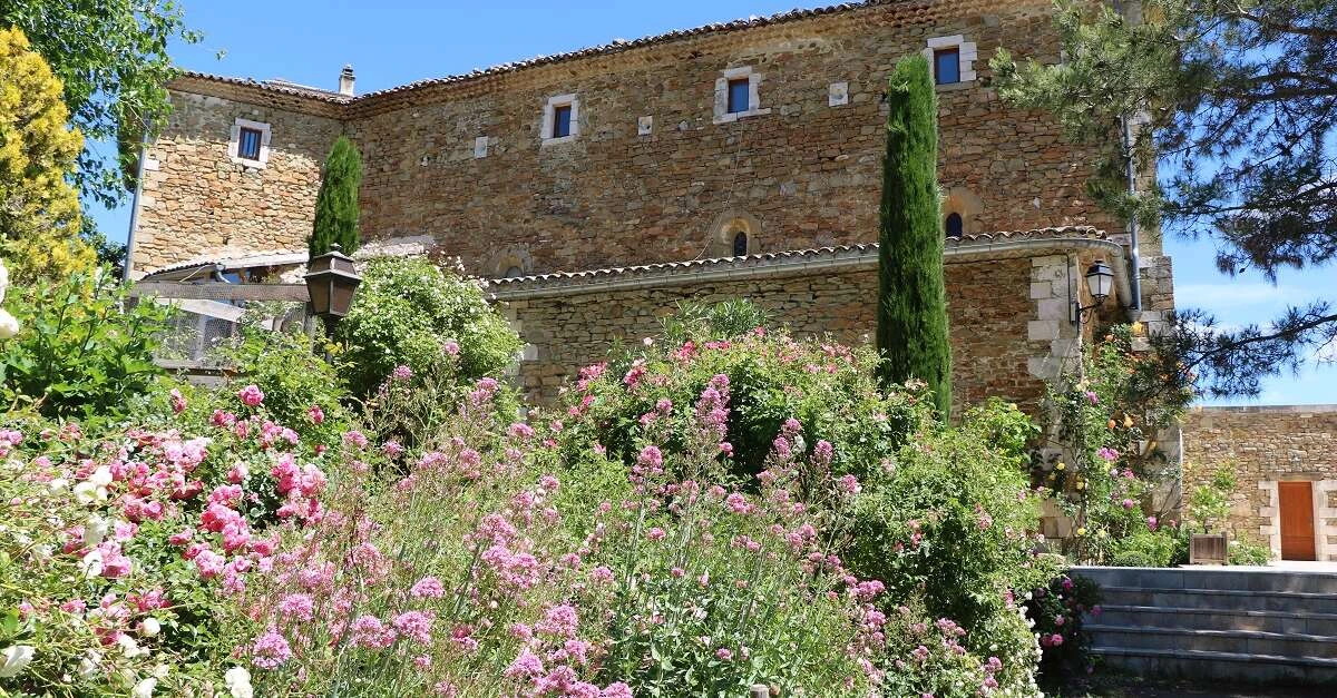 Le Jardin de l&rsquo;Abbaye de Valsaintes à Simiane-la-Rotonde — venue Alpes de Haute-Provence