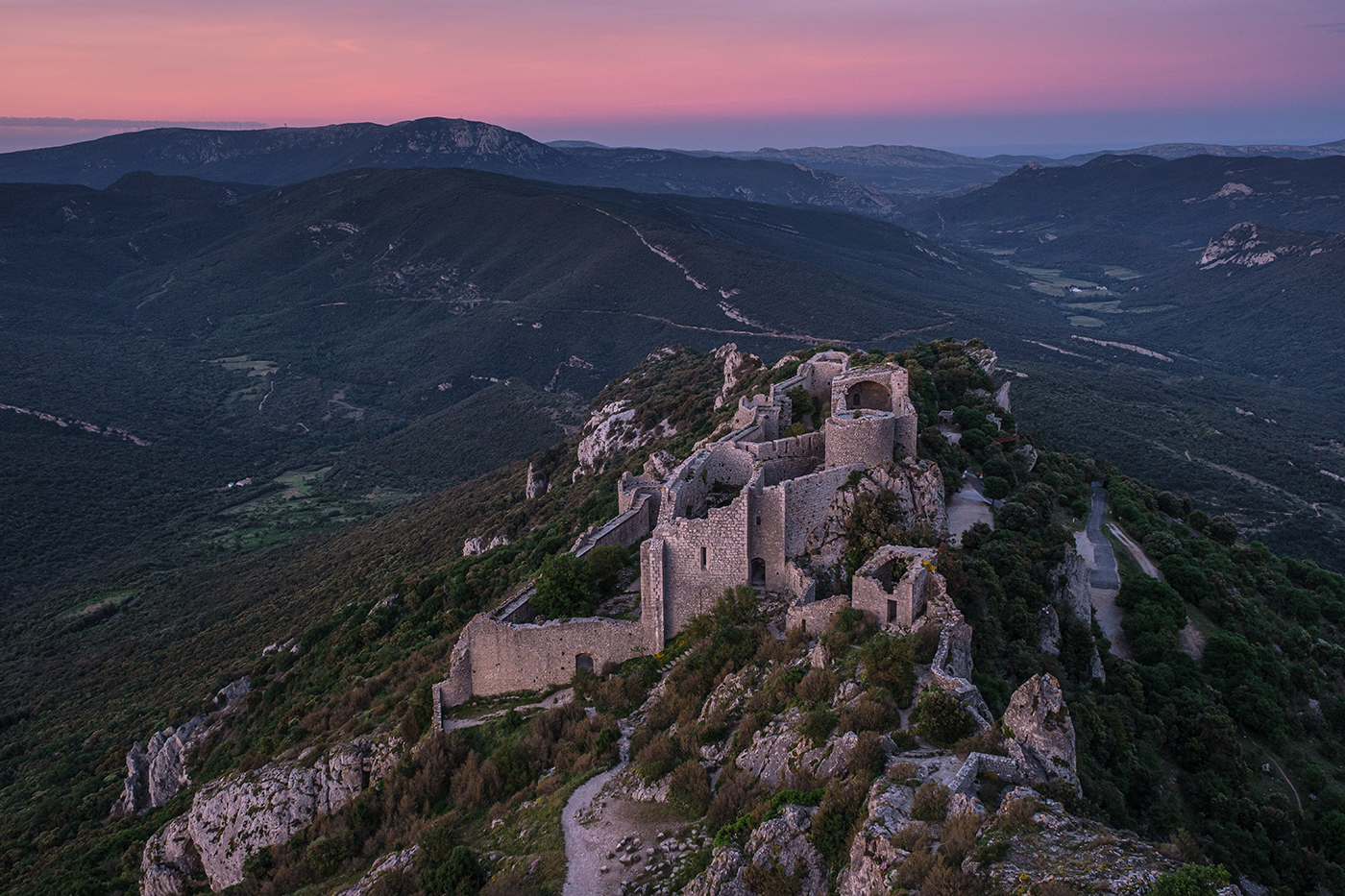 Château de Peyrepertuse — salle événementielle