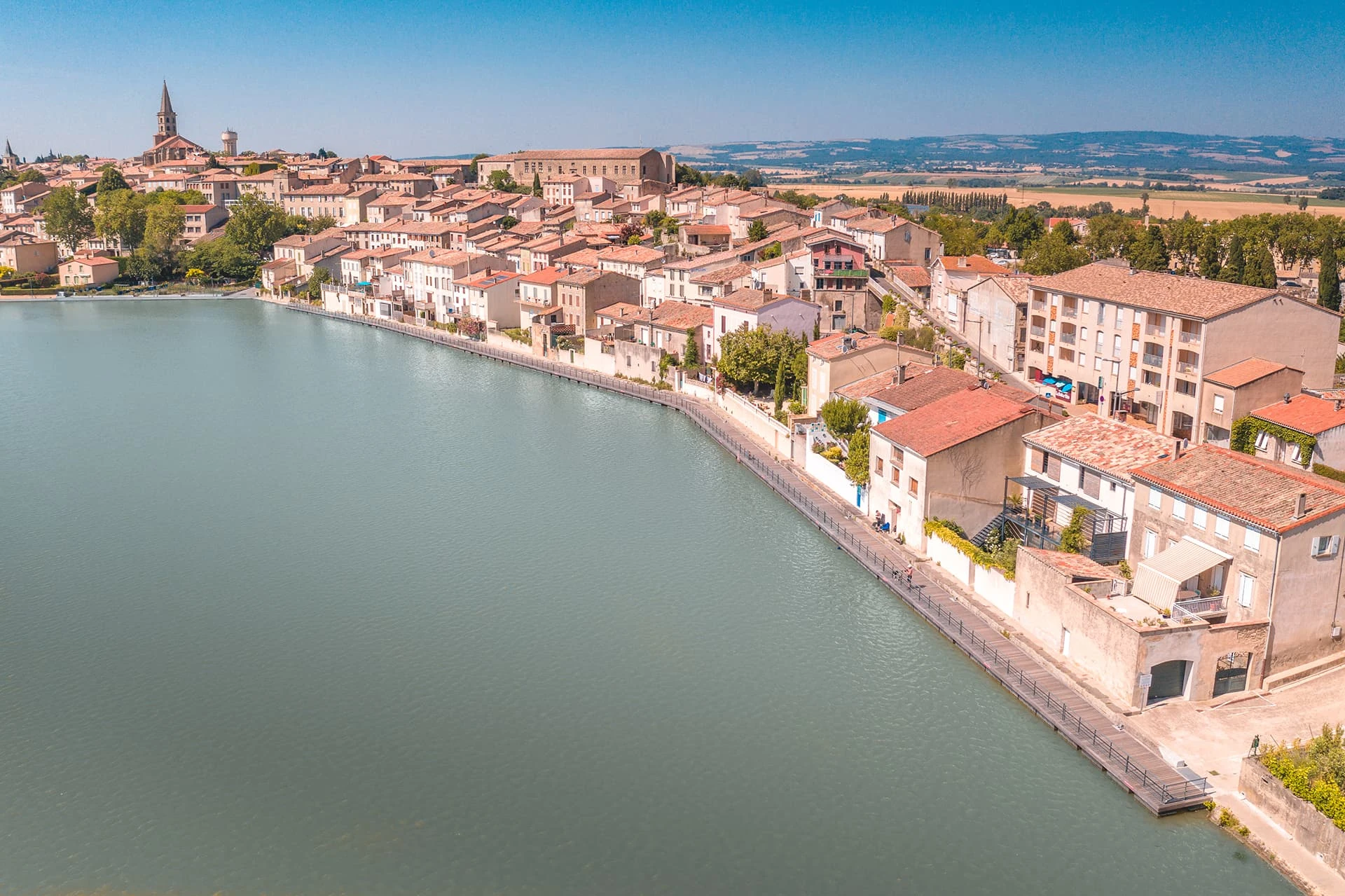 Le Canal du Midi à Castelnaudary — lieu événementiel Aude
