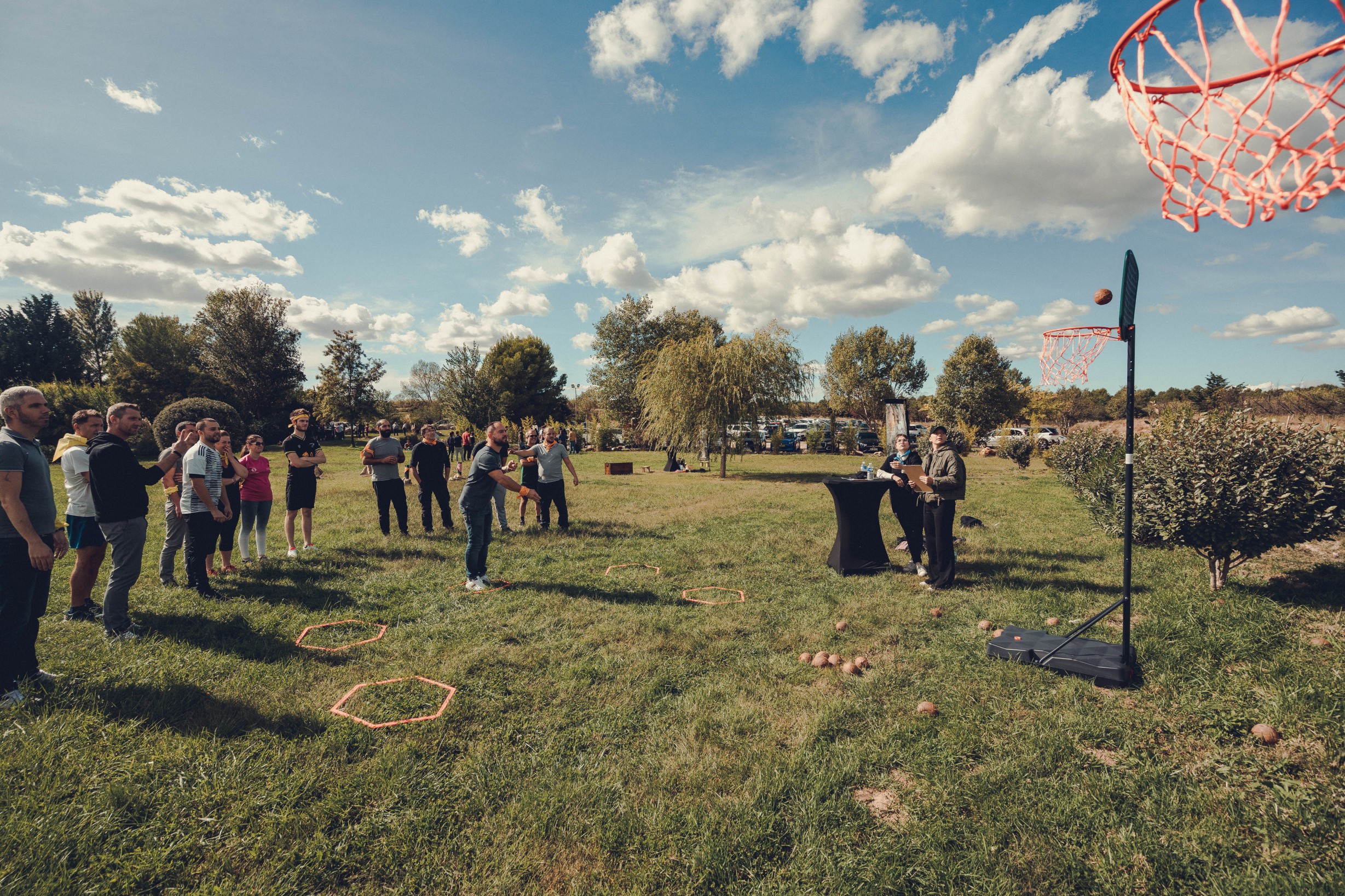 Exercice de teambuilding à Dijon