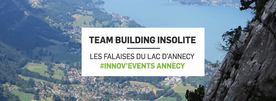 Vos séminaires & teambuildings sur les falaises du Lac d’Annecy