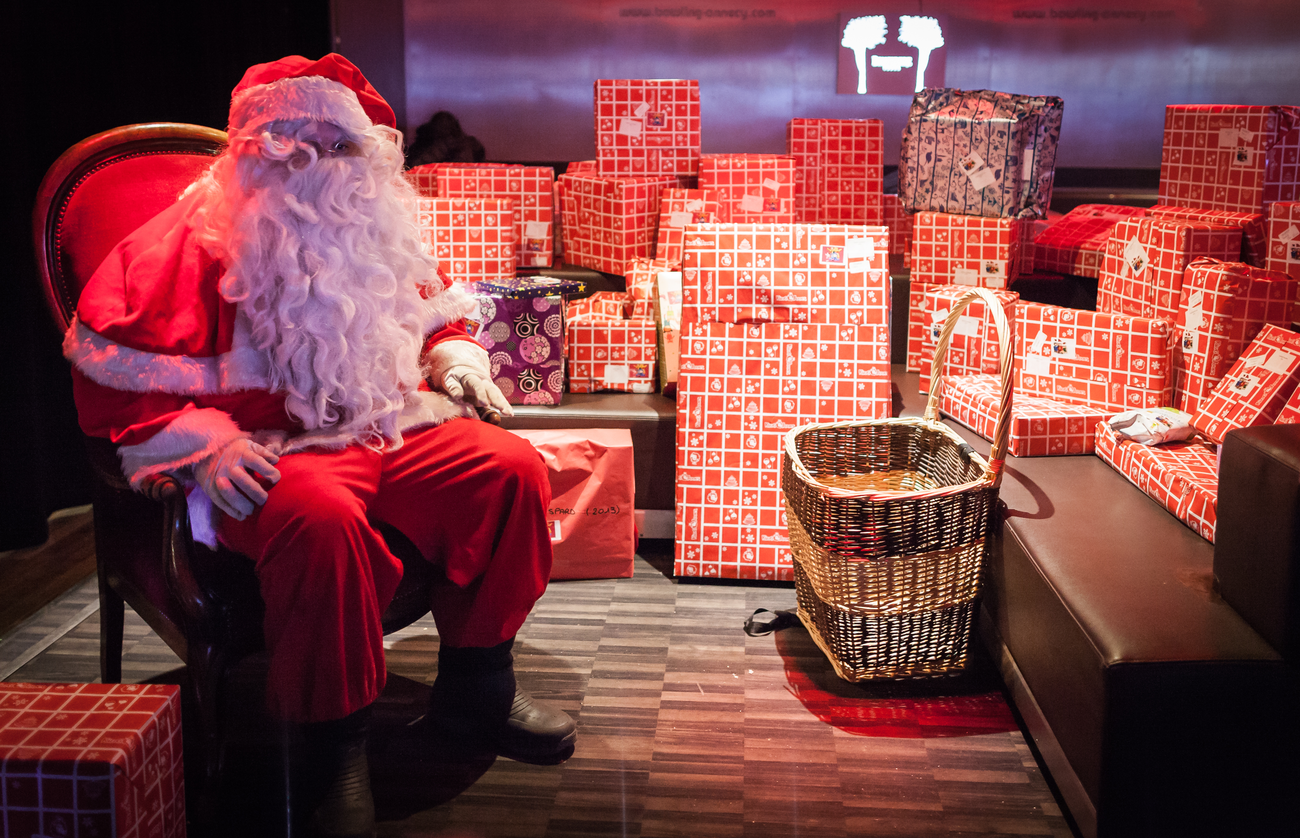 père noël pour arbre de Noël en entreprise