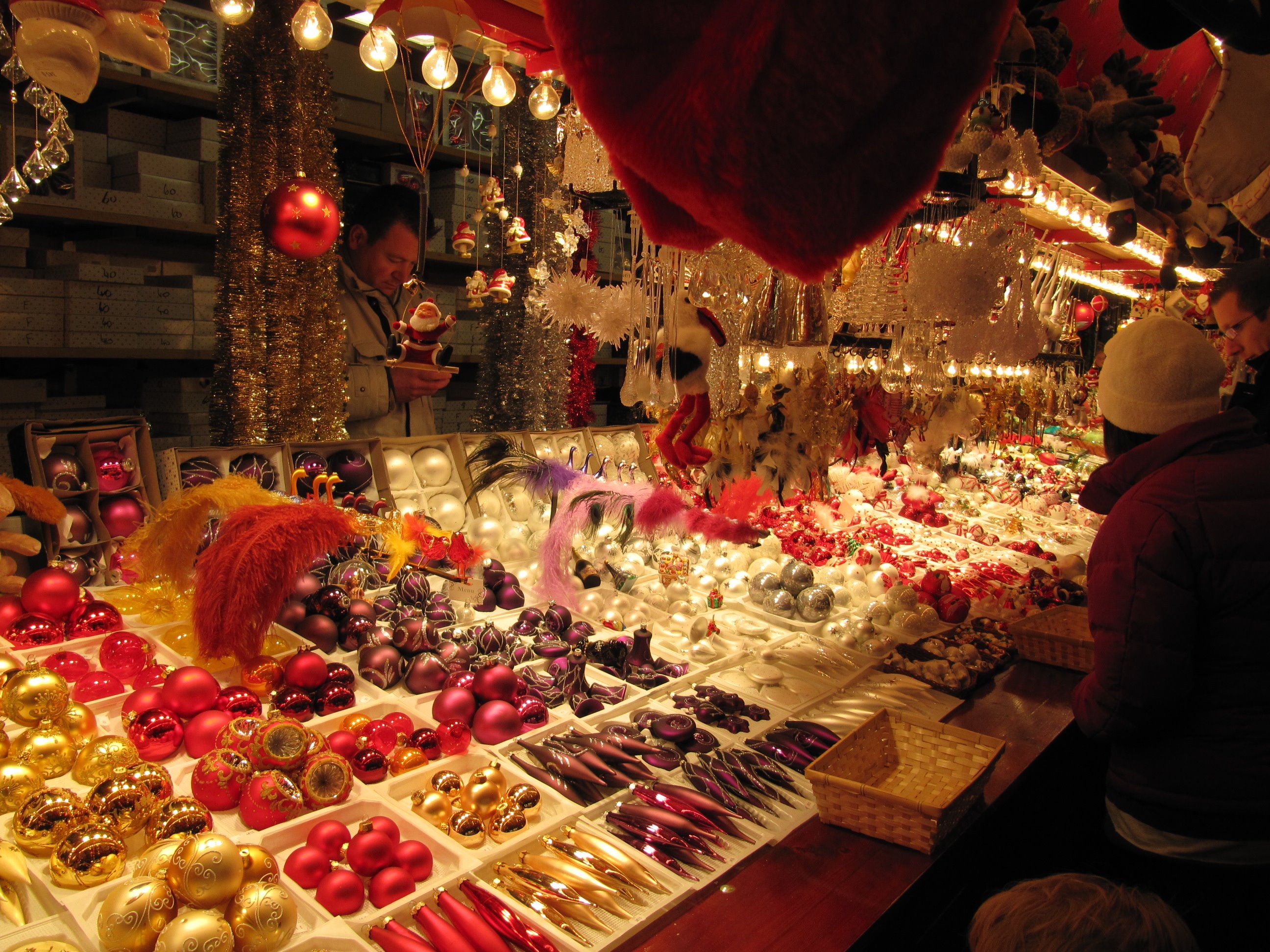 visite marché de noël en entreprise