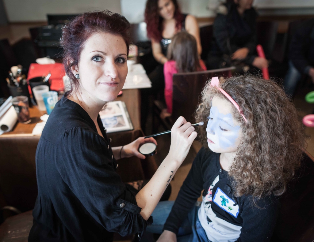 maquillage noel enfant