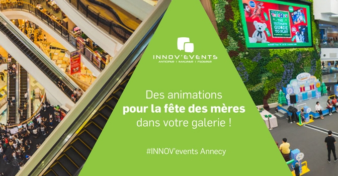 Des animations fête des mères pour les centres commerciaux