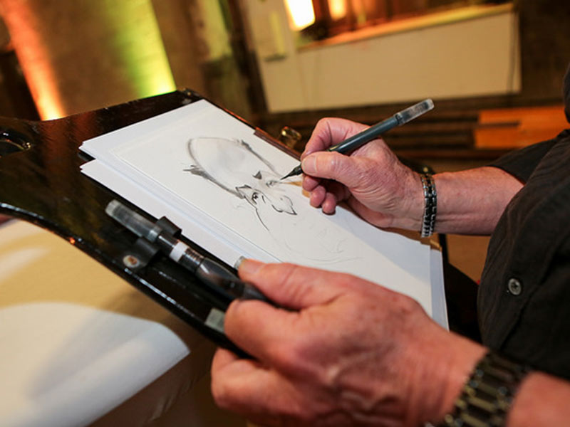 caricaturiste événement entreprise