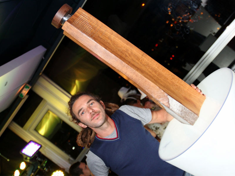 animation sculpture bois anniversaire entreprise événement