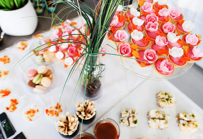 buffet traiteur mignardises cupcakes La Rochelle