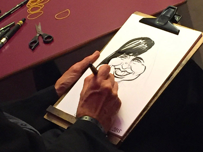caricaturiste événement entreprise animation anniversaire