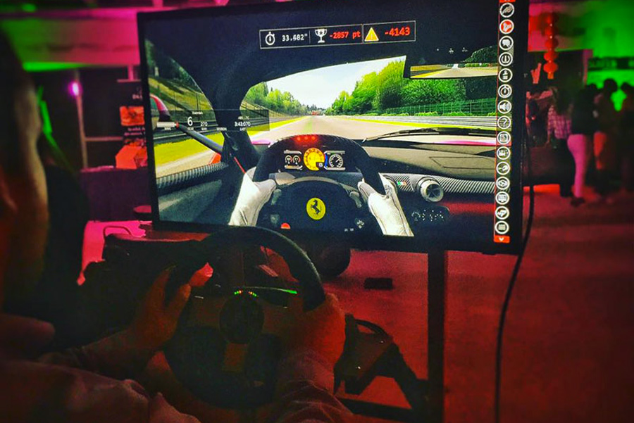 simulateur voiture de course