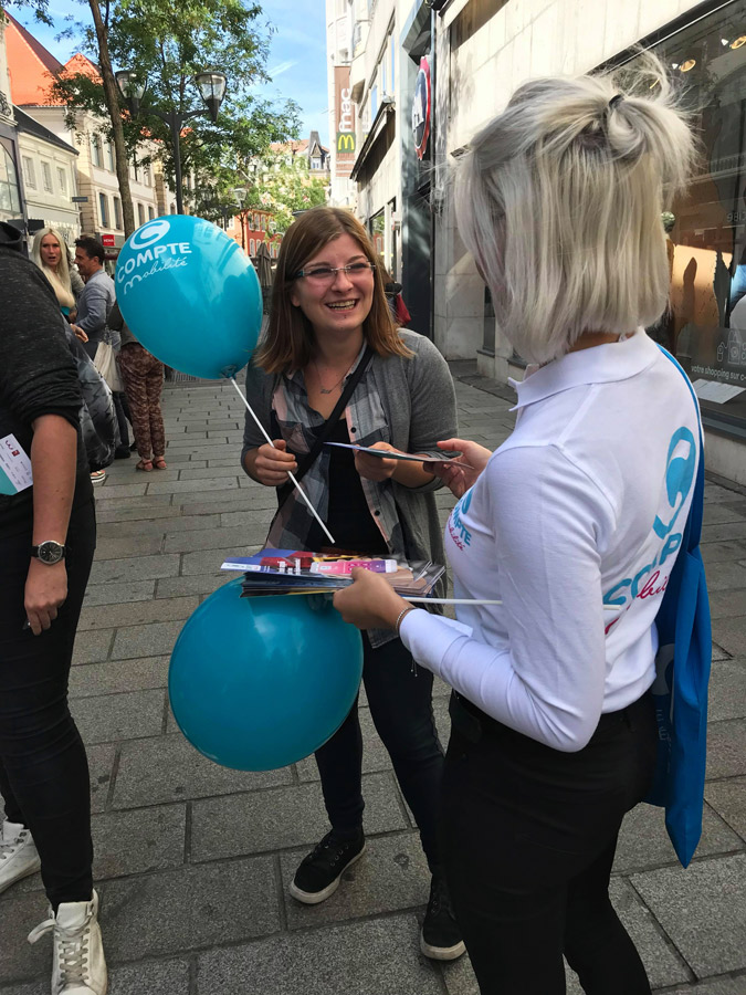 ballon pour street marketing