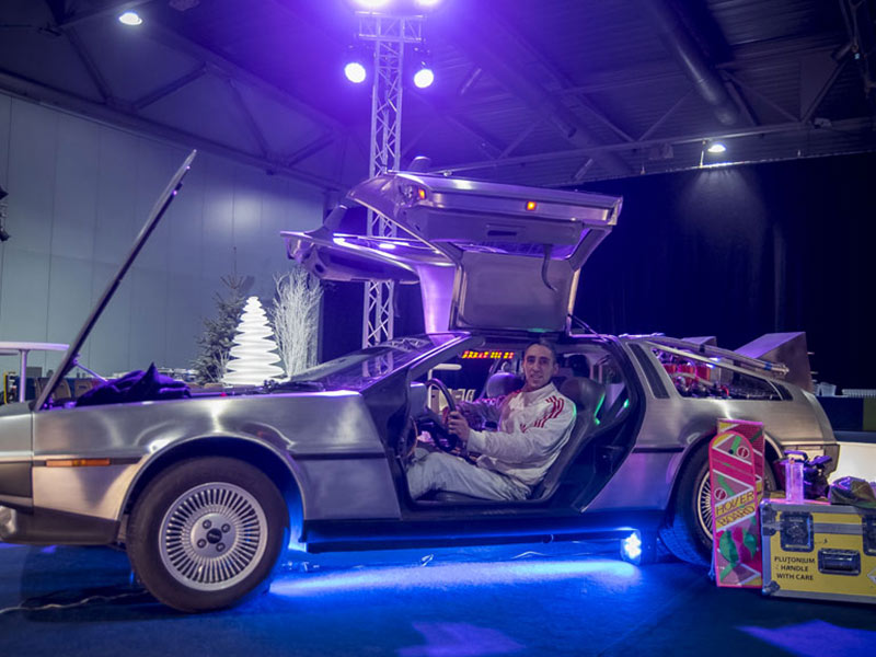 Thème Retour vers le Futur location Delorean soirée gala anniversaire entreprise