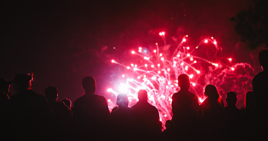 feu artifice evenement entreprise