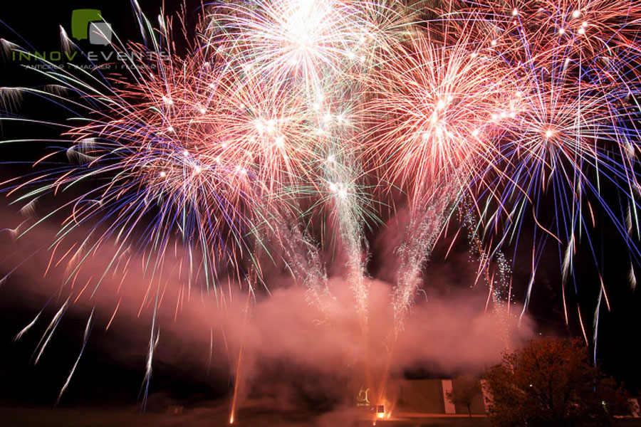 spectacle pyrotechnique pour evenement pro