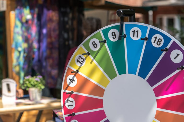 roue de la chance animation commerciale st etienne INNOV