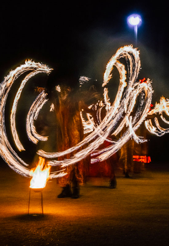 spectacle feu