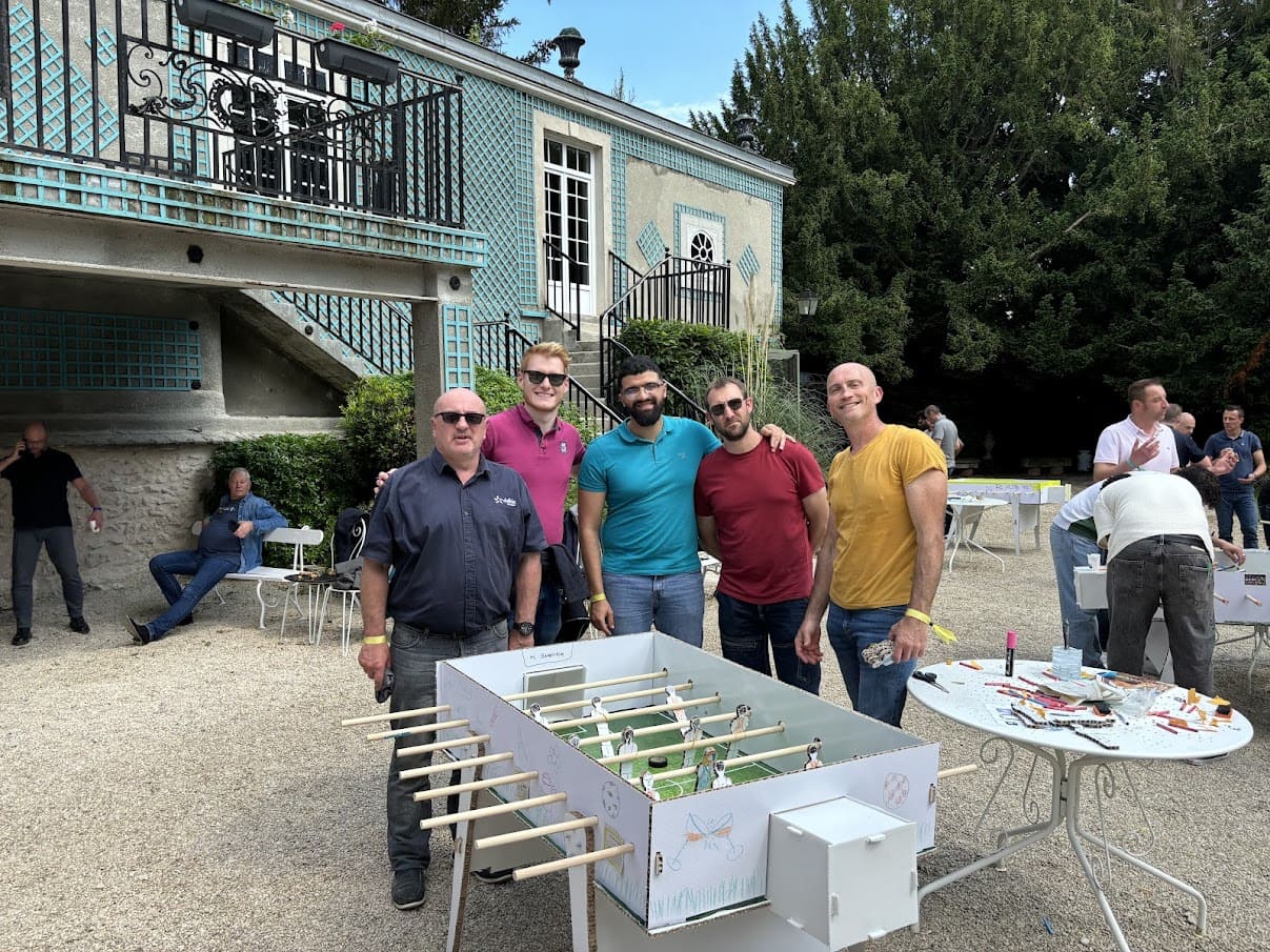 baby foot en carton dans le 54
