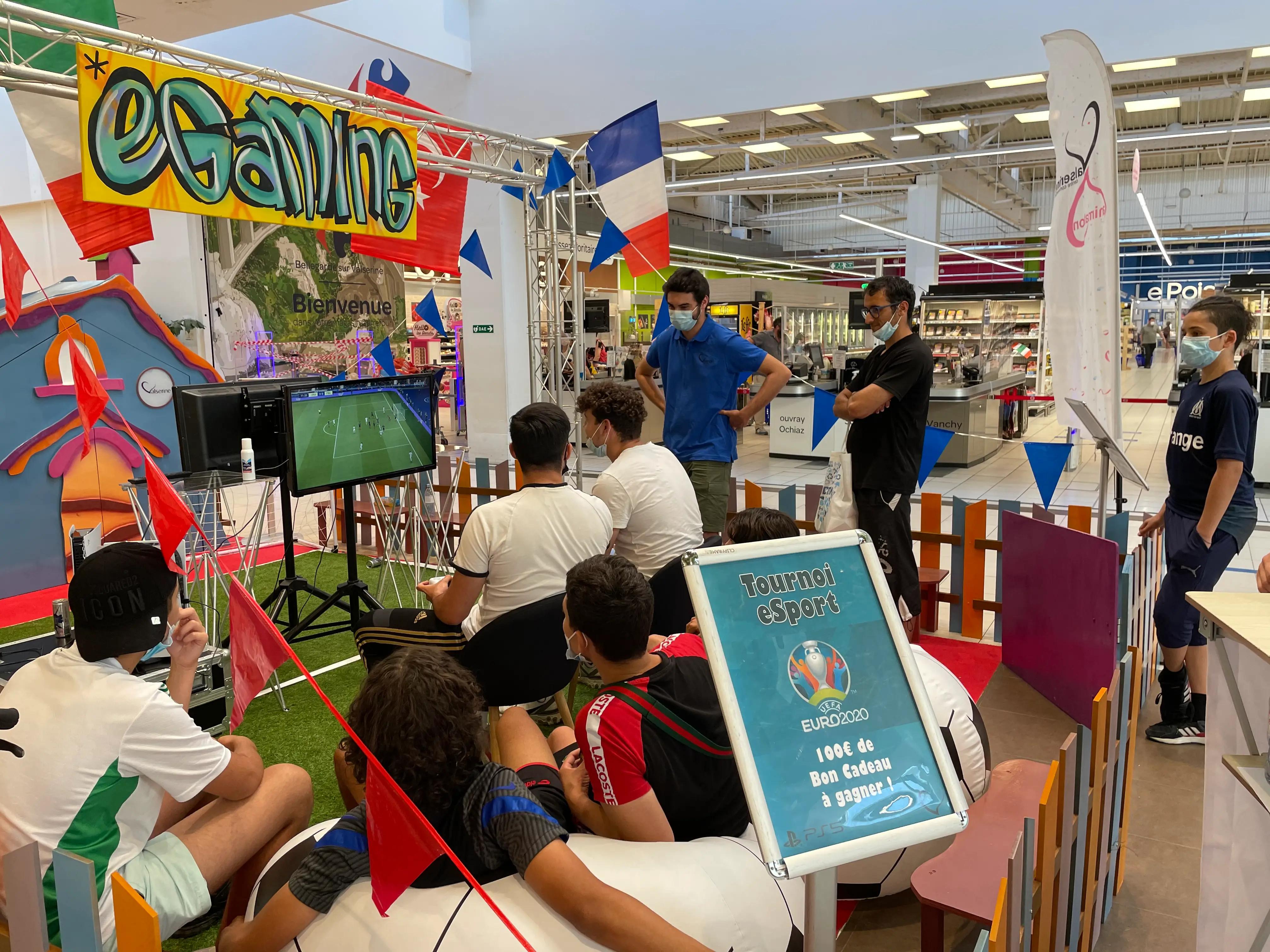 tournoi en centre commercial