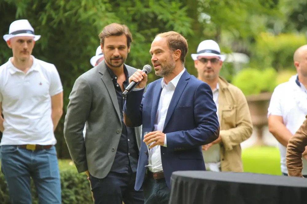 Discours du dirigeant lors d’une convention organisée par INNOV'events à Lille