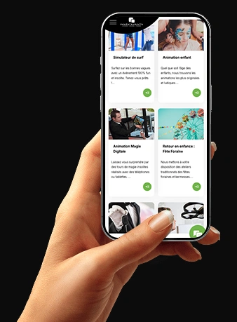 Catalogue d'animations pour événement à <?+ $ville; ?>