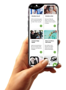Catalogue d'animations pour événement à <?+ $ville; ?>
