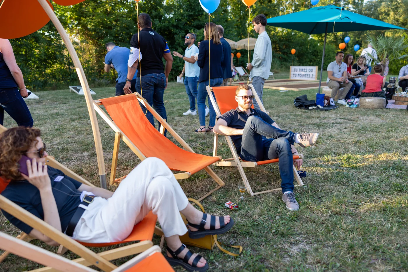 Garden Party d'entreprise — Organisation réception en plein air — INNOV'events Lyon — INNOV'events