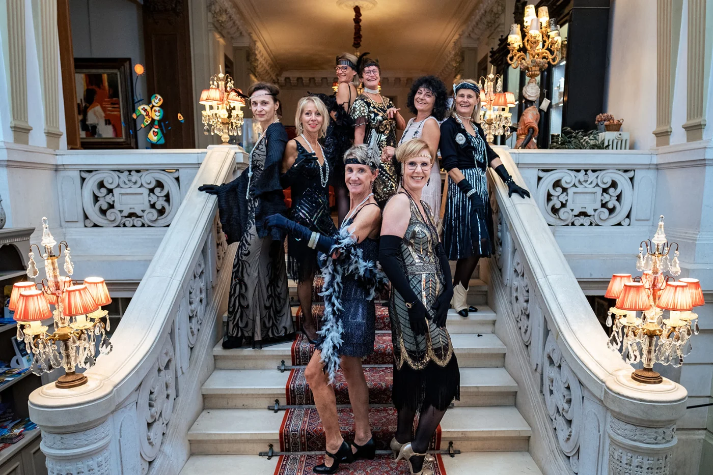 Gala assis prestige soirée d'entreprise Annecy salle de banquet — INNOV'events