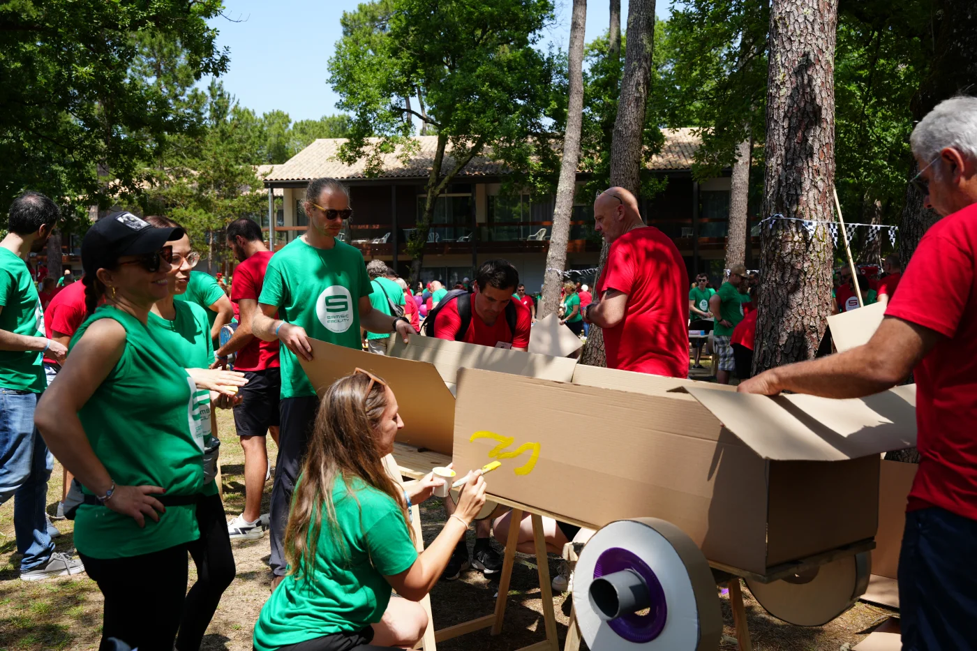 Tir à l'arc team building Gap groupes en compétition plein air — INNOV'events