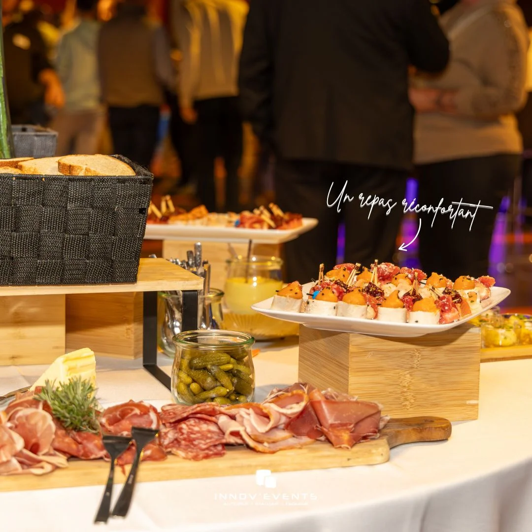 Traiteur événementiel — Cocktail, buffet & restauration haut de gamme — INNOV'events Laval — INNOV'events