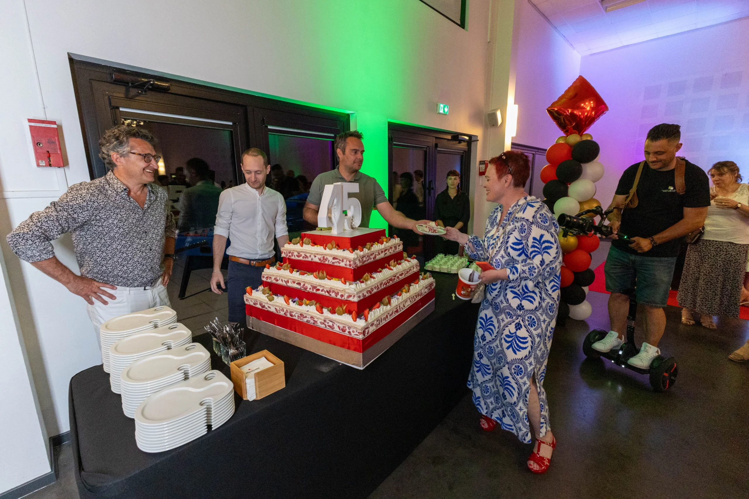 Anniversaire d'entreprise Gap soirée feu d'artifice alpin — INNOV'events