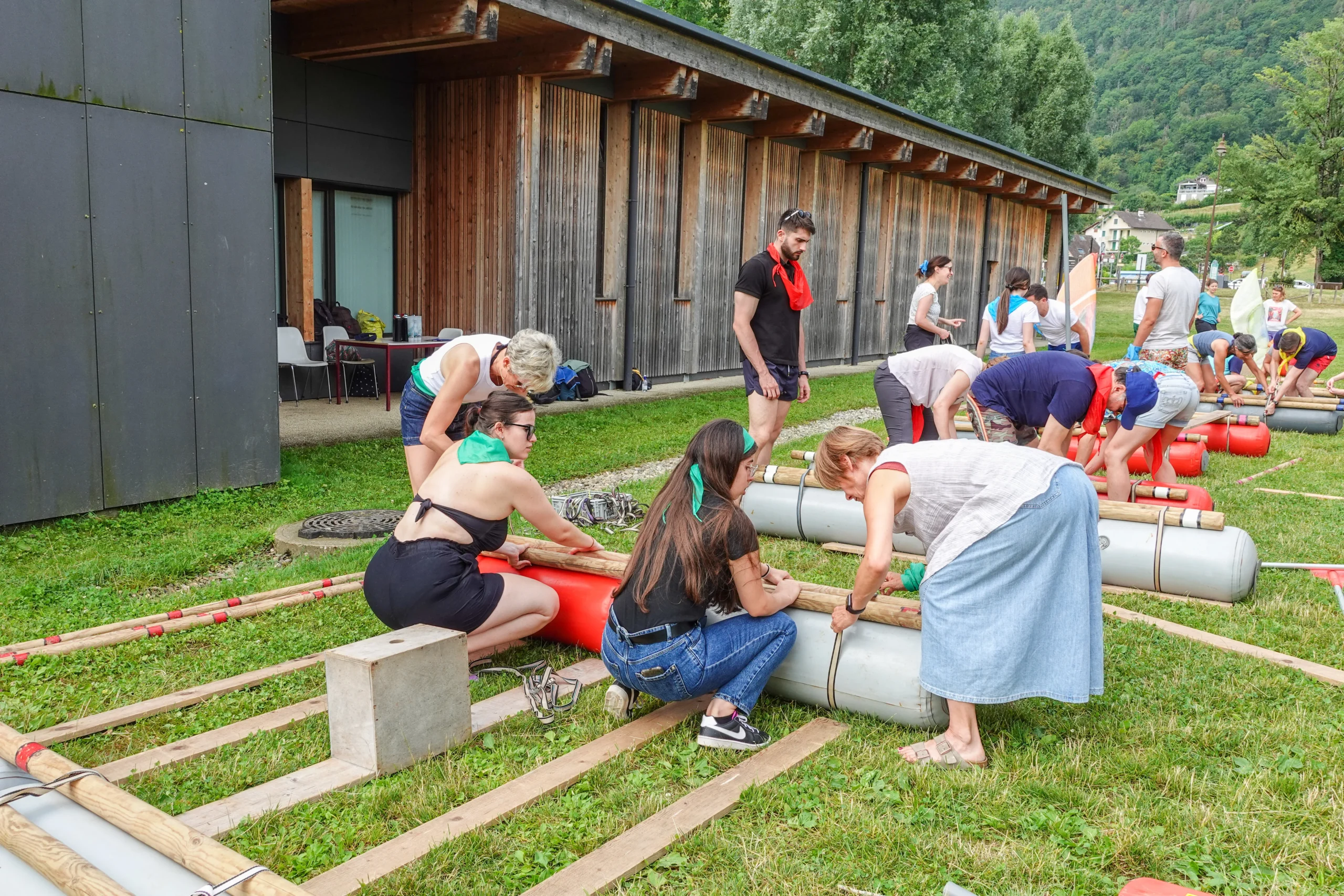 Rallye urbain Pau équipes en activité Château Royal INNOV'events
