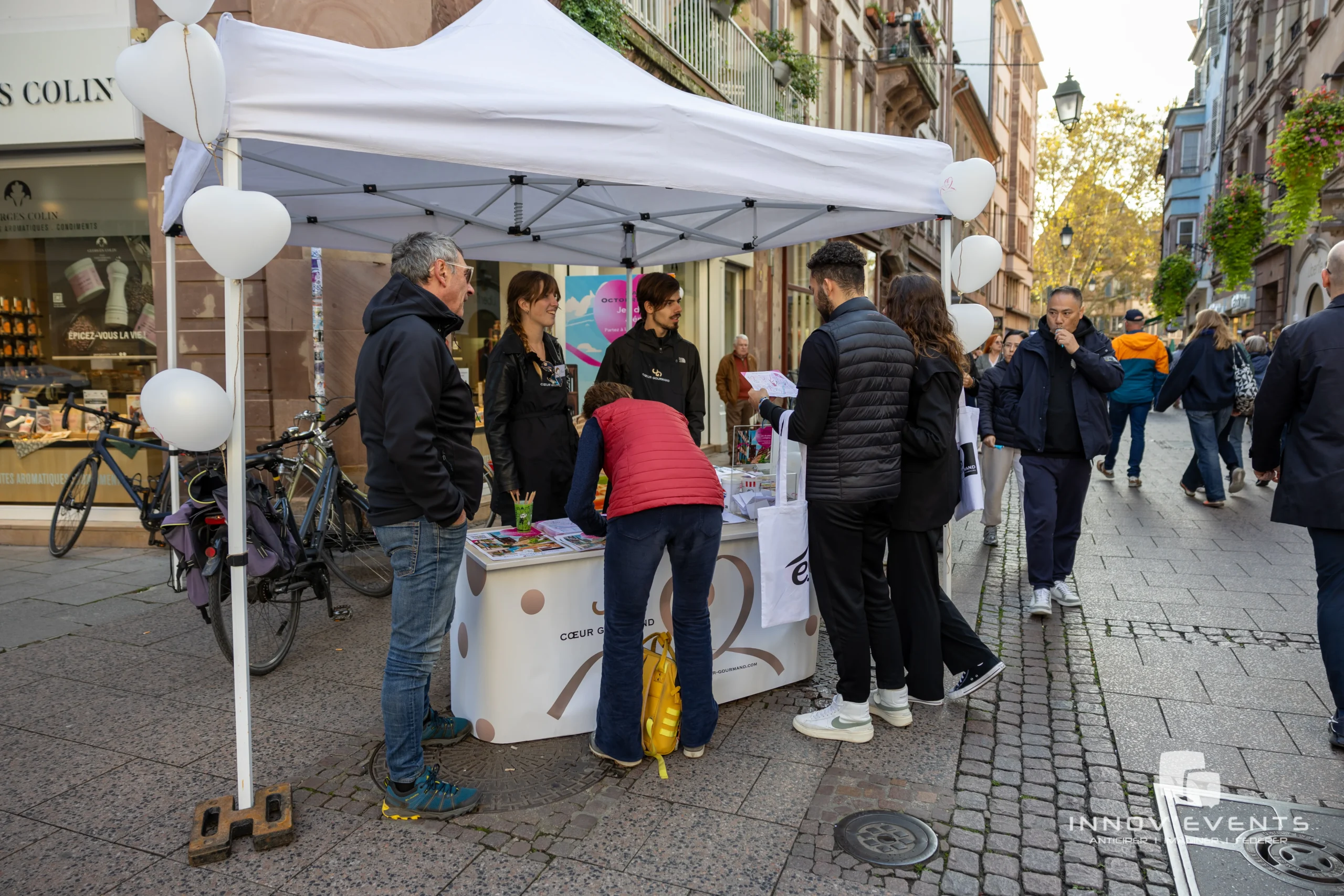 Animation commerciale street-marketing Nantes galerie centre-ville INNOV'events