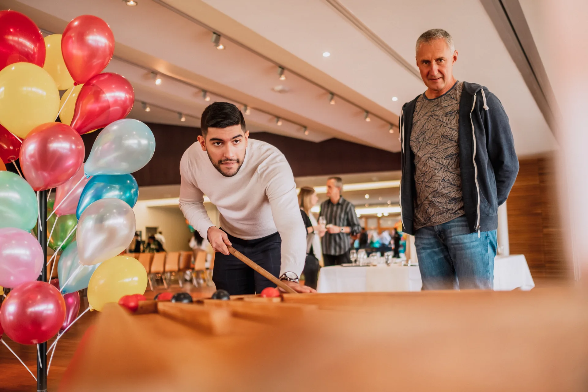 Lieu événementiel pot de départ Évry vue sur parc et terrasse extérieure INNOV'events