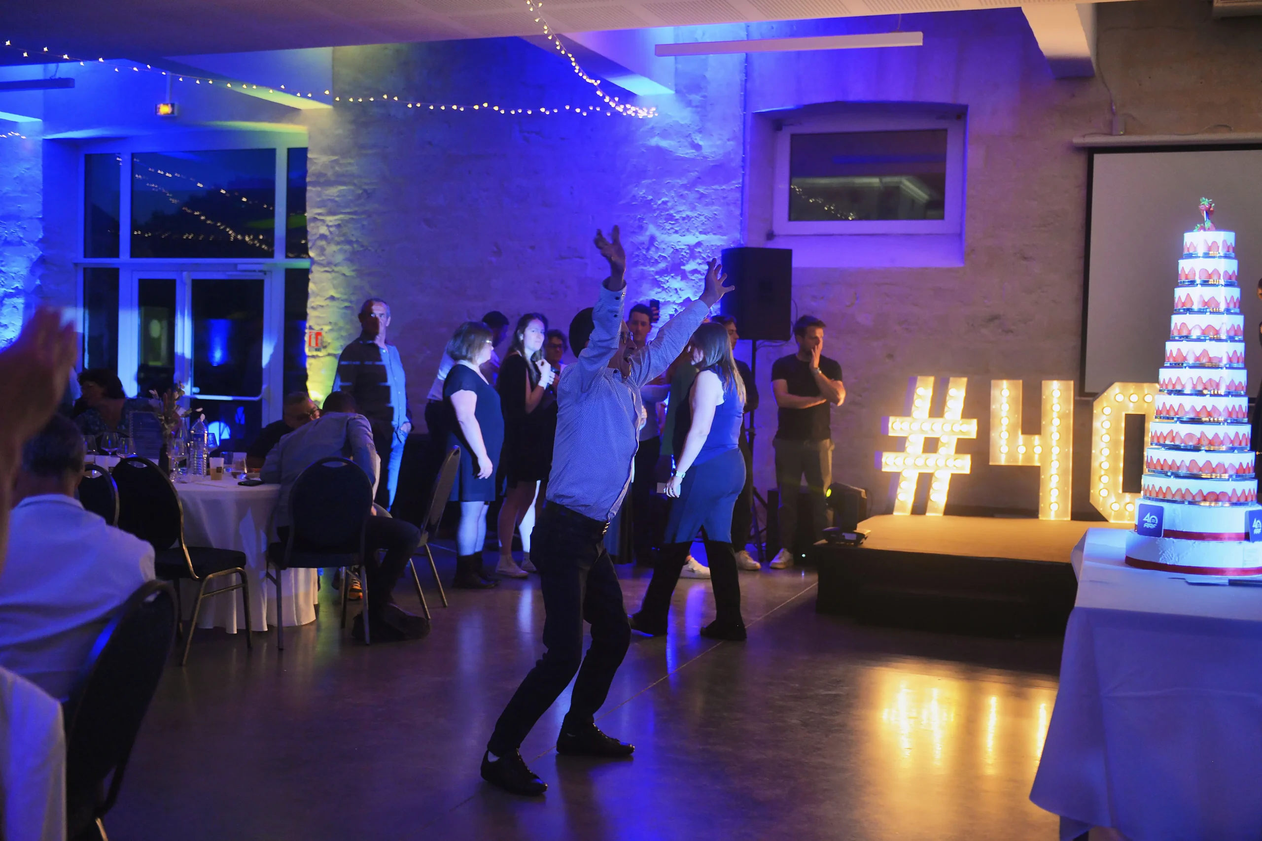 scénographie événementielle Lille Vieux-Lille hôtel particulier salle voûtée décorée INNOV'events