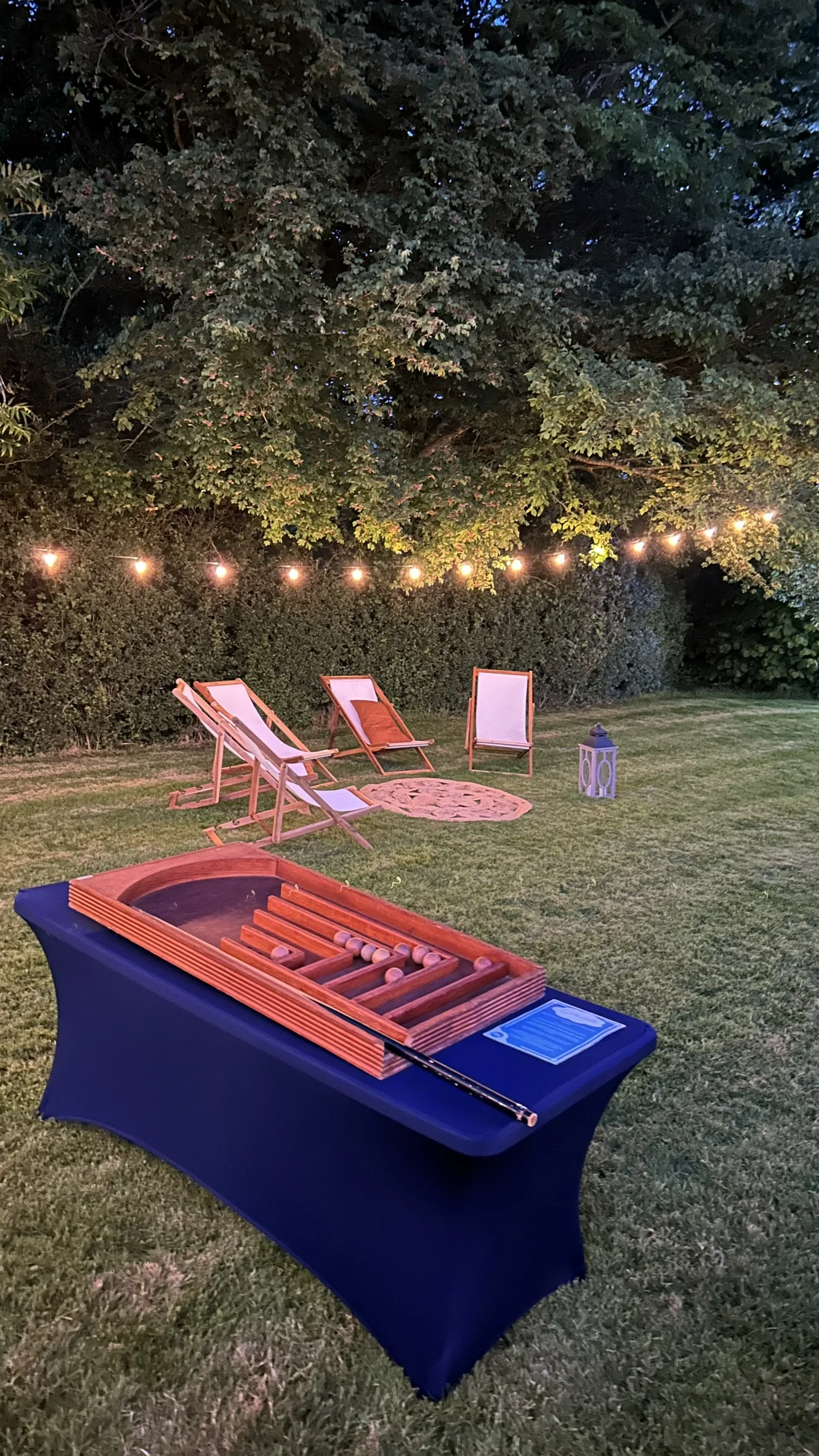 Garden party soirée garden party entreprise Angers cocktail coucher de soleil INNOV'events