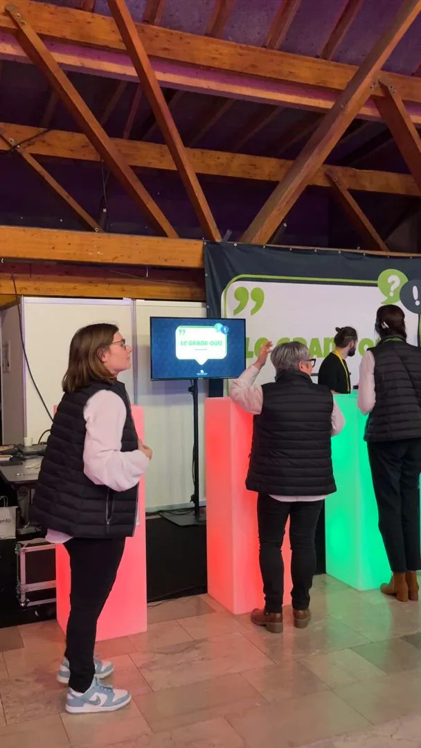 animation de stand Mulhouse jeu concours écran tactile visiteurs engagés INNOV'events