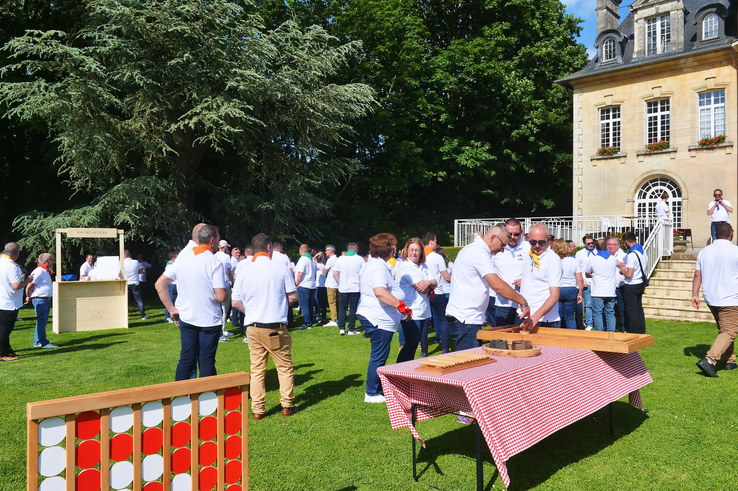 garden party d'entreprise Metz cocktail berges de la Moselle coucher de soleil INNOV'events