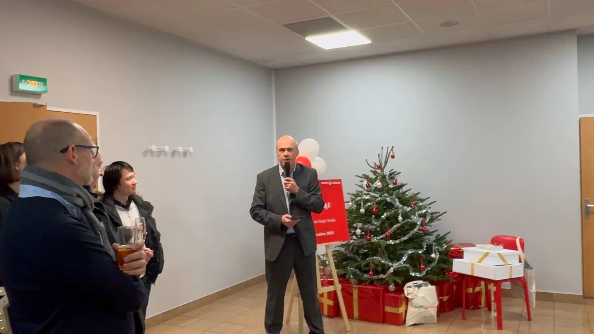 Cérémonie des vœux Colmar réception dans une salle voûtée alsacienne soirée entreprise INNOV'events