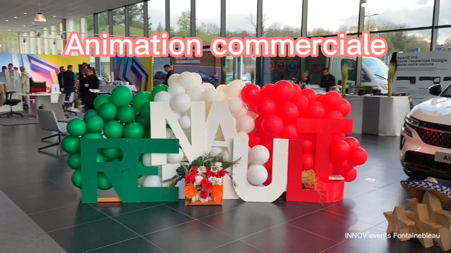 Animation commerciale Le Mans salle plénière Palais des Congrès mise en scène force de vente INNOV'events