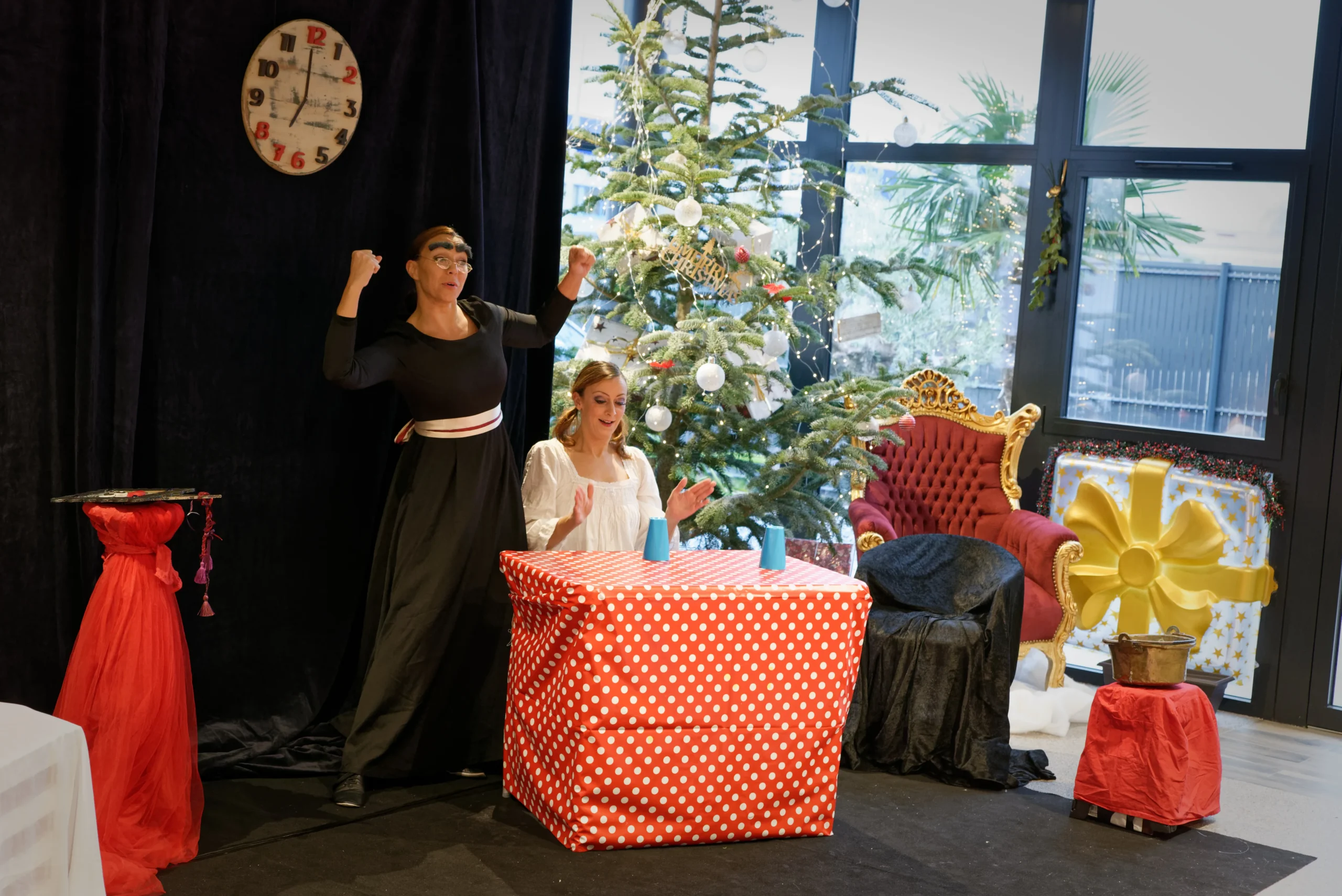 Animation Père Noël Poitiers remise cadeaux ayants droit CSE INNOV'events