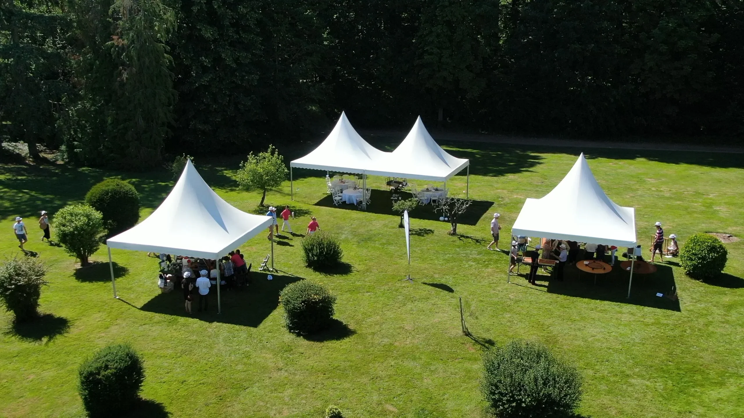 Garden party journée Tours animations parc extérieur équipes INNOV'events