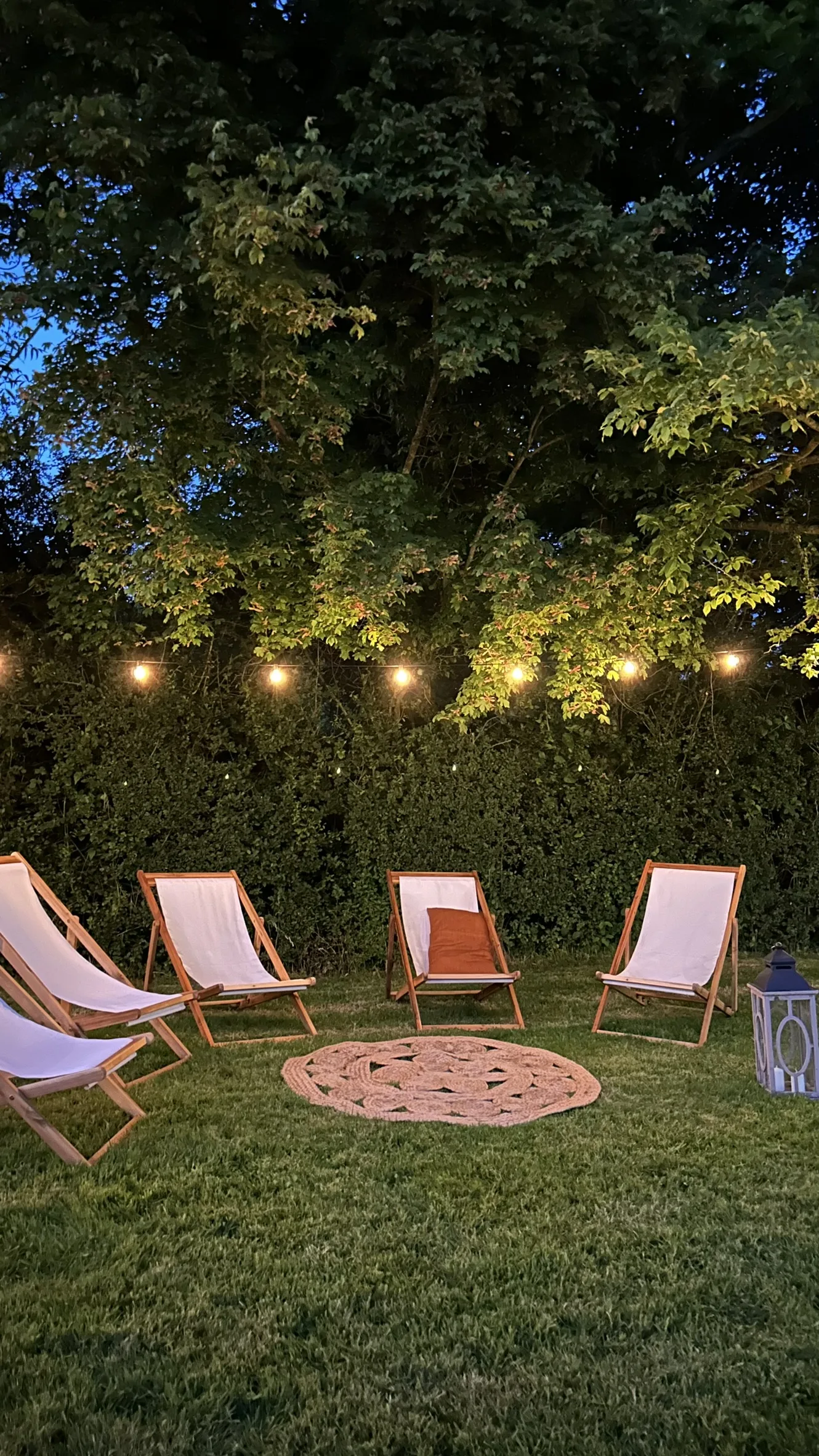 Cocktail dînatoire garden party Épinal terrasse illuminée bord de rivière INNOV'events