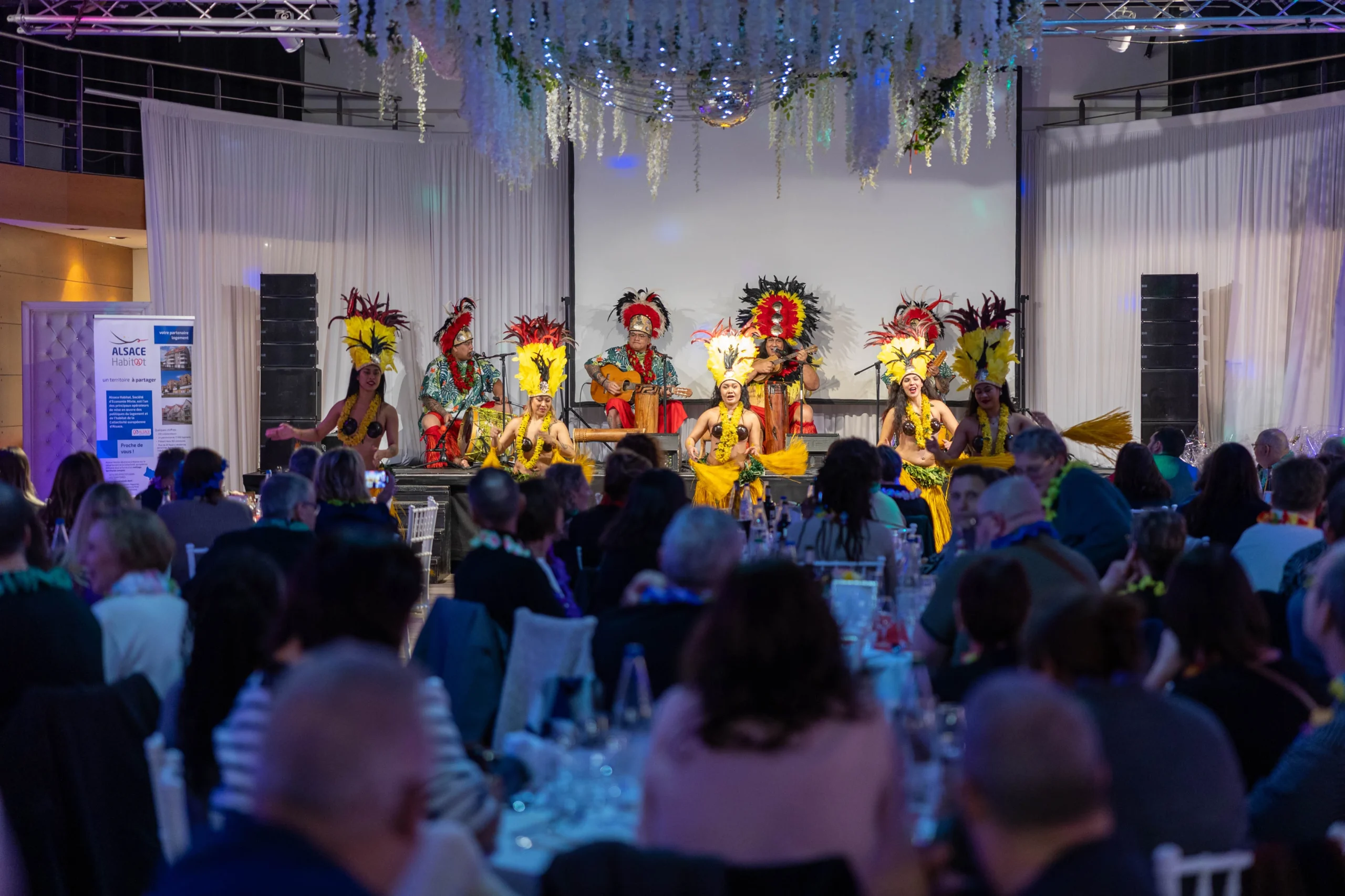 Groupe entreprise Colmar terrasse vignoble alsacien soirée estivale INNOV'events