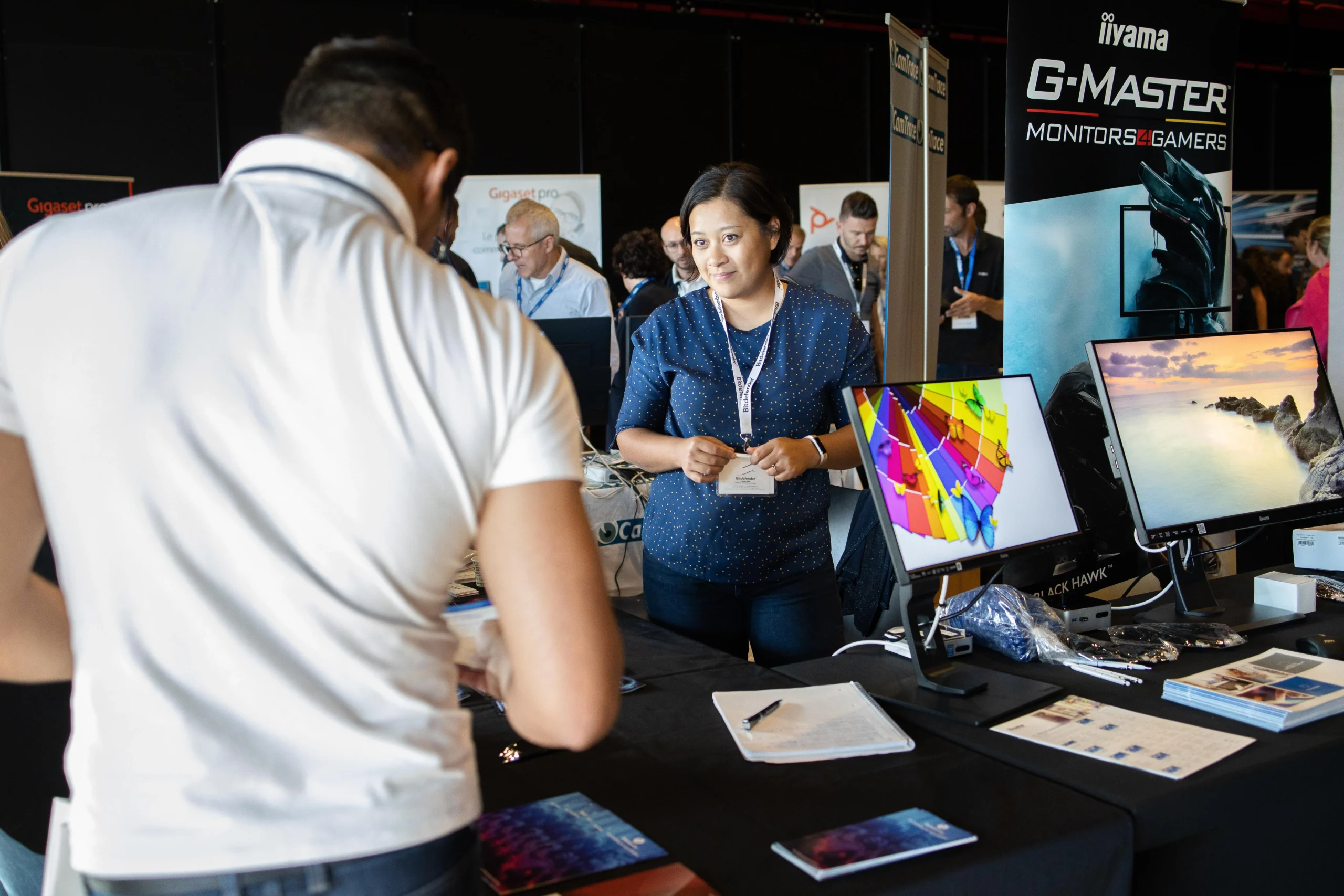 Activation technologique animation de salons et stands Brest stand démonstration INNOV'events
