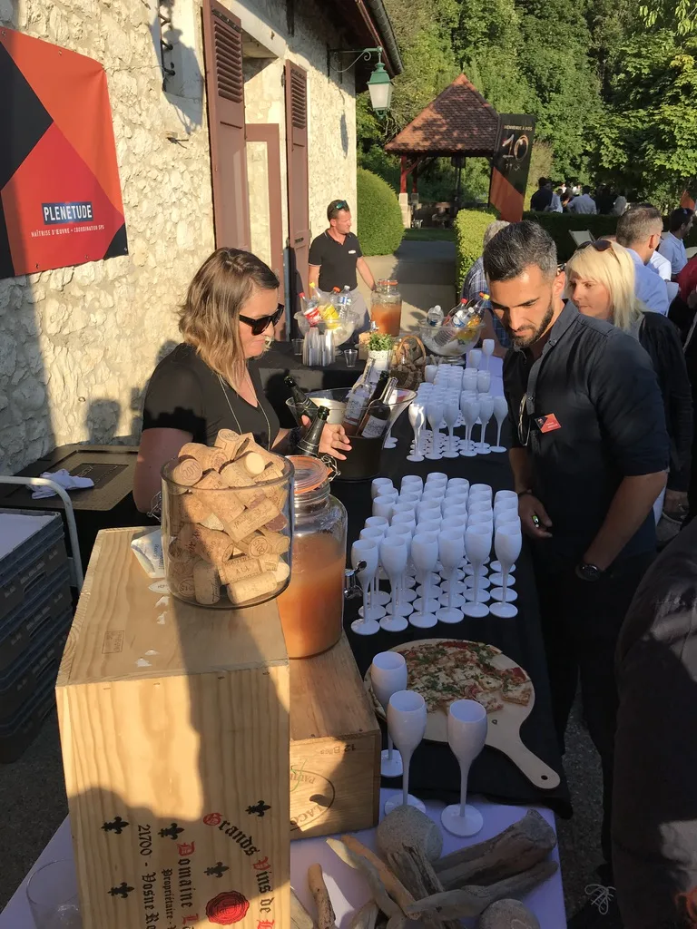 Buffet grande équipe pot de départ Besançon Parc des Expositions INNOV'events
