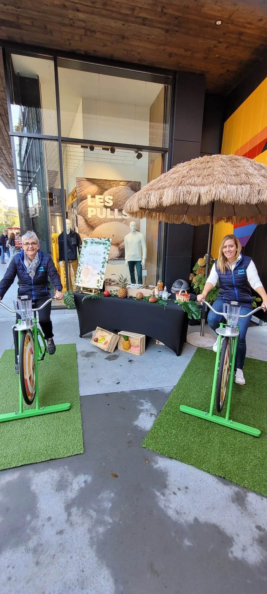 Animation PLV opération de street-marketing Metz quartier impérial stand INNOV'events