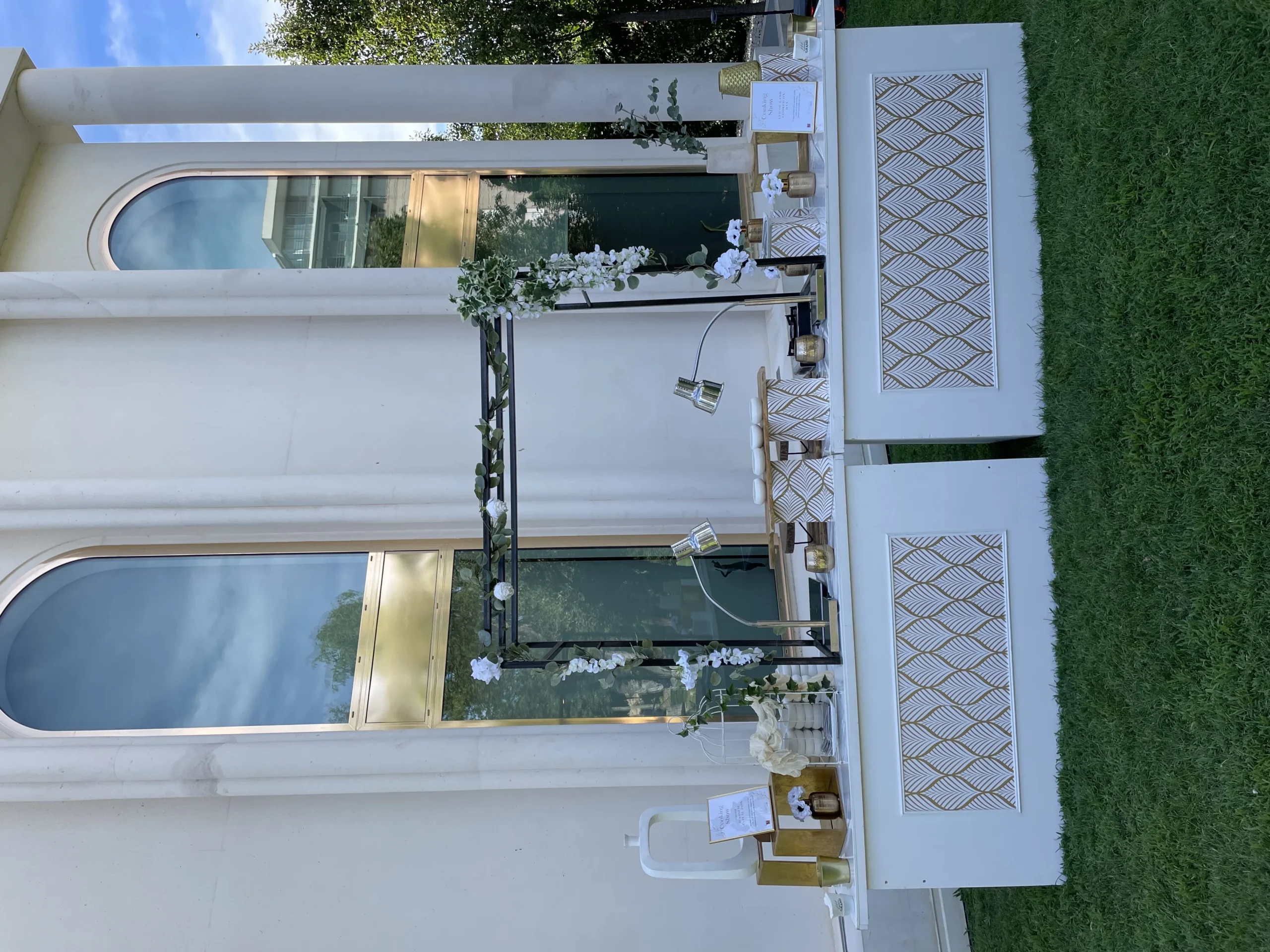 Garden party grand format Le Mans chapiteau pelouse domaine INNOV'events