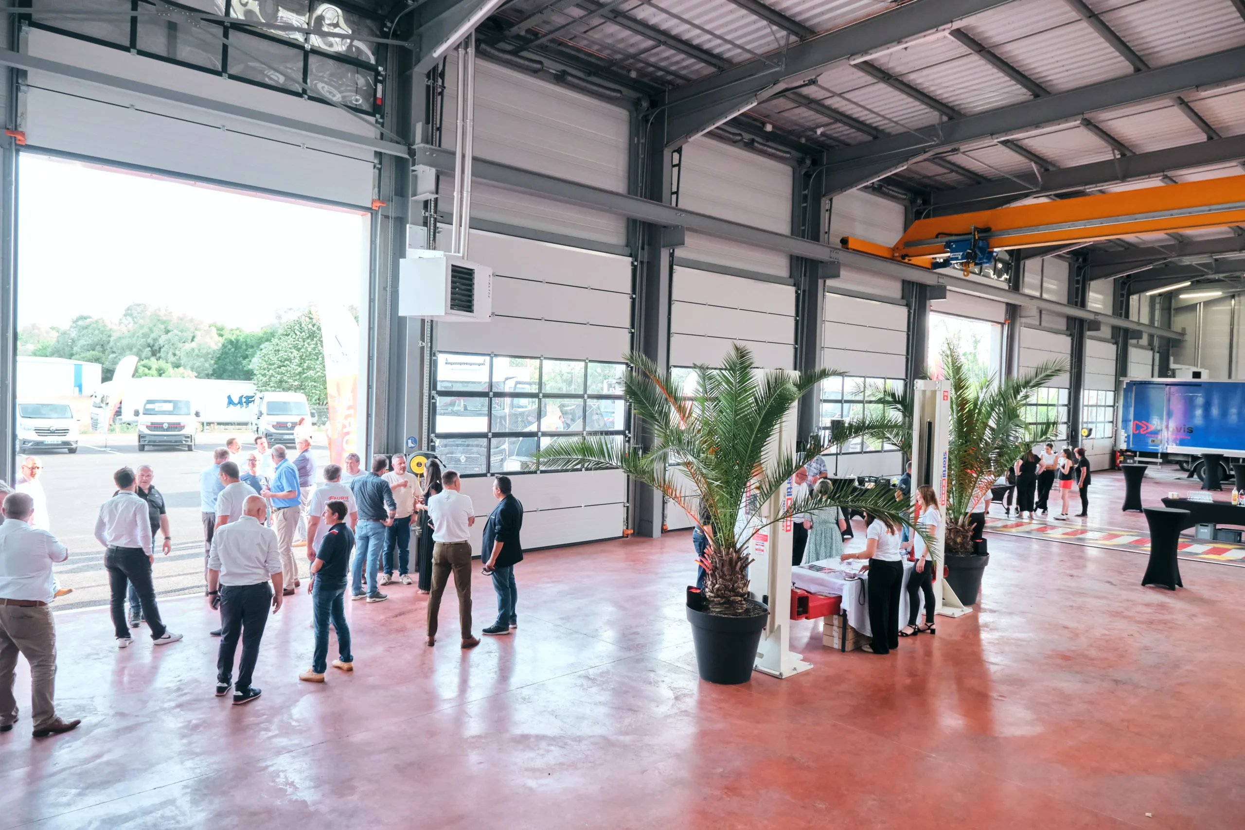 Portes ouvertes entreprise Gap stands démonstration extérieur alpin INNOV'events