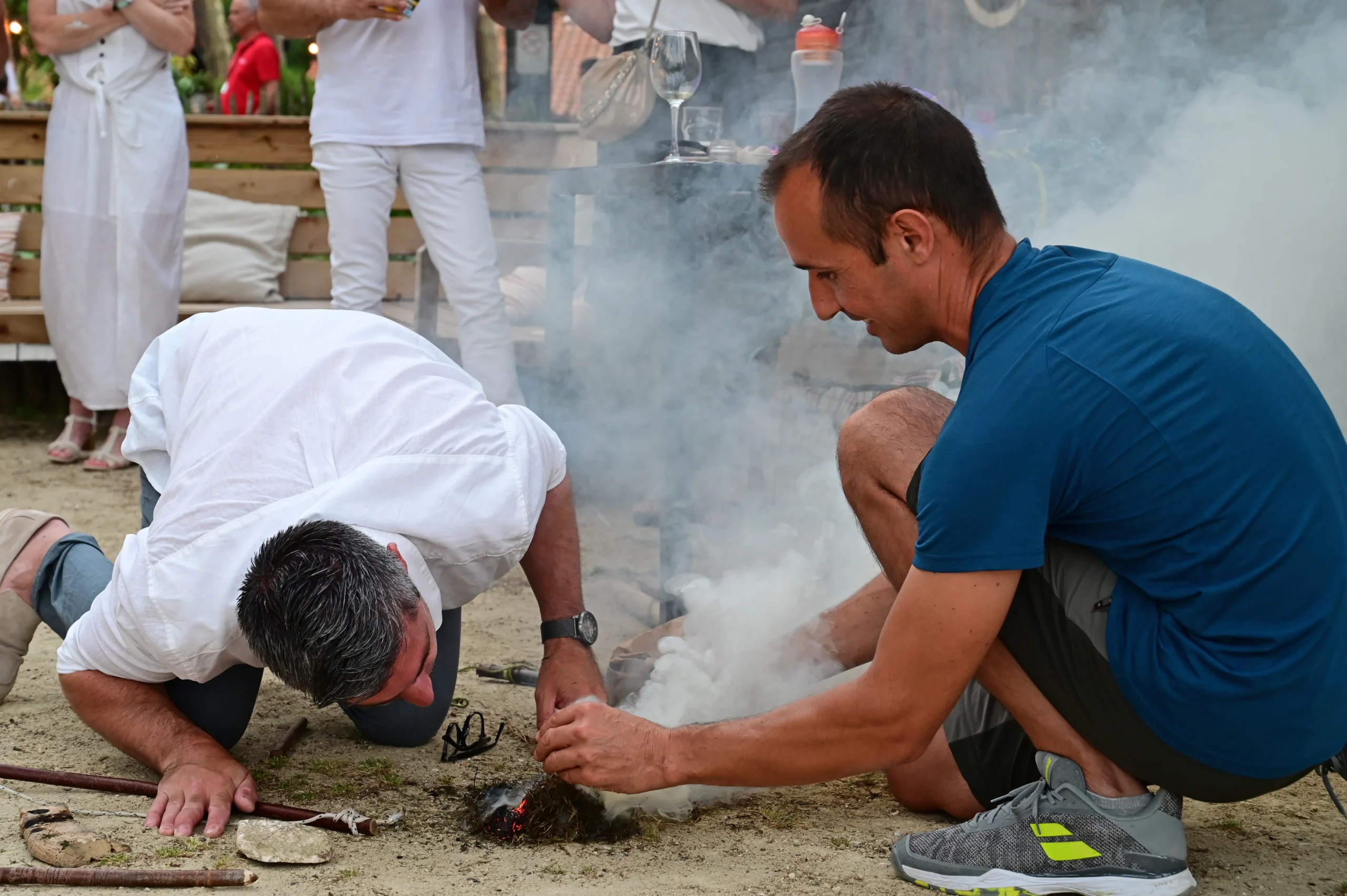 Challenge sportif Nancy Parc de la Pépinière équipes en activité outdoor INNOV'events