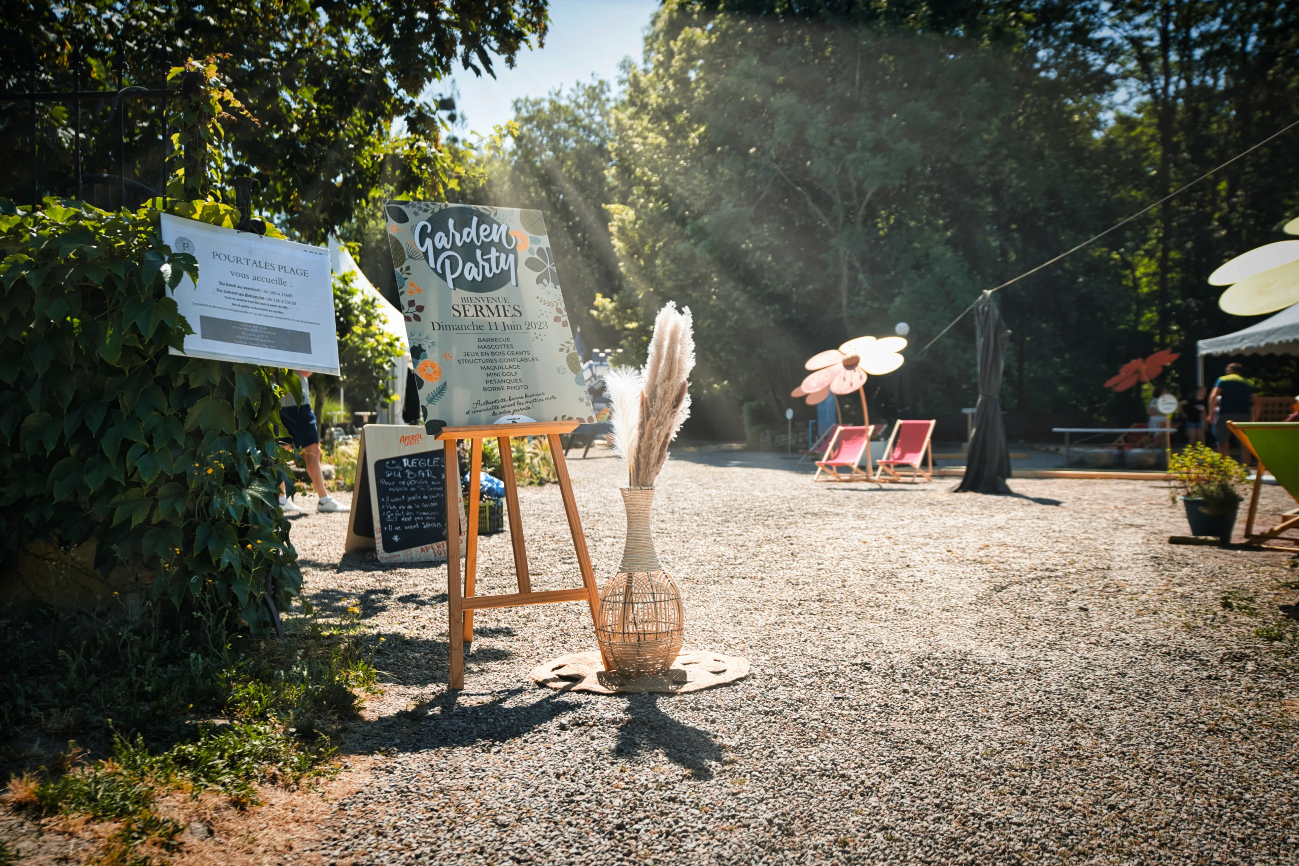 garden party entreprise Angers animations jeux géants pelouse INNOV'events